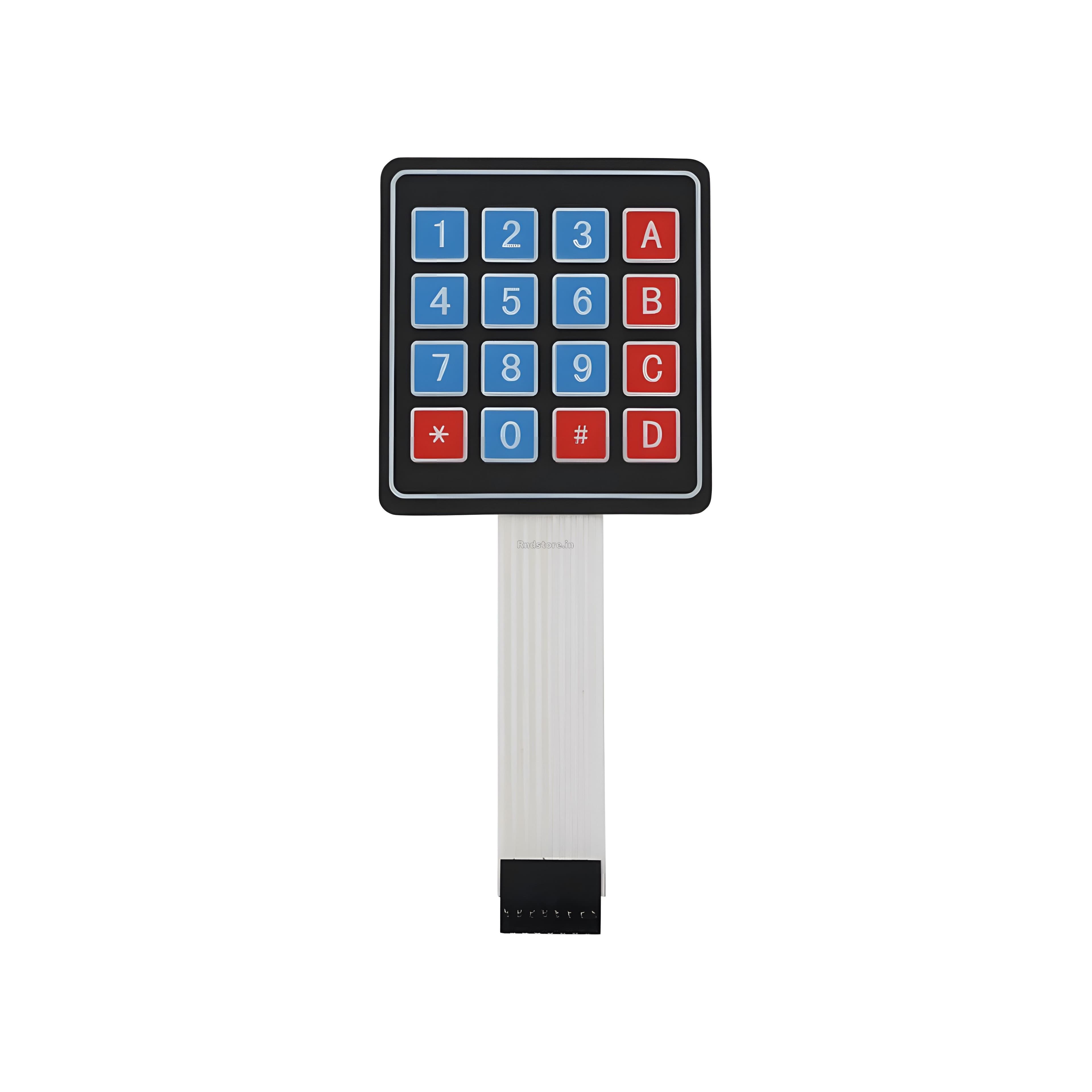 Universal 4×4 16 Key Matrix Membrane Switch Keypad Keyboard