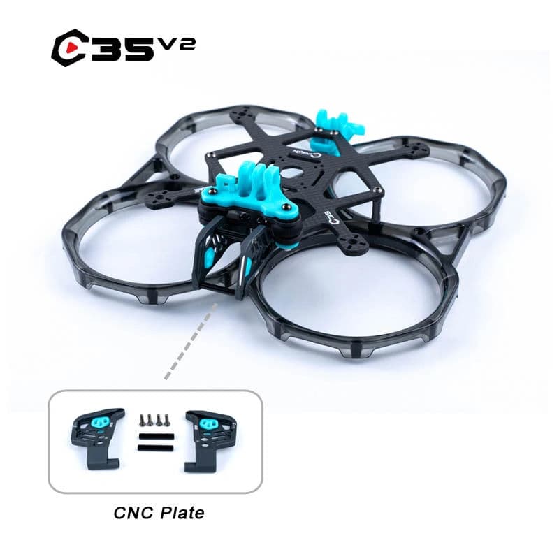 Axisflying CineON C35 V2 3.5″ Cinewhoop Frame Kit - Thumbnail 4