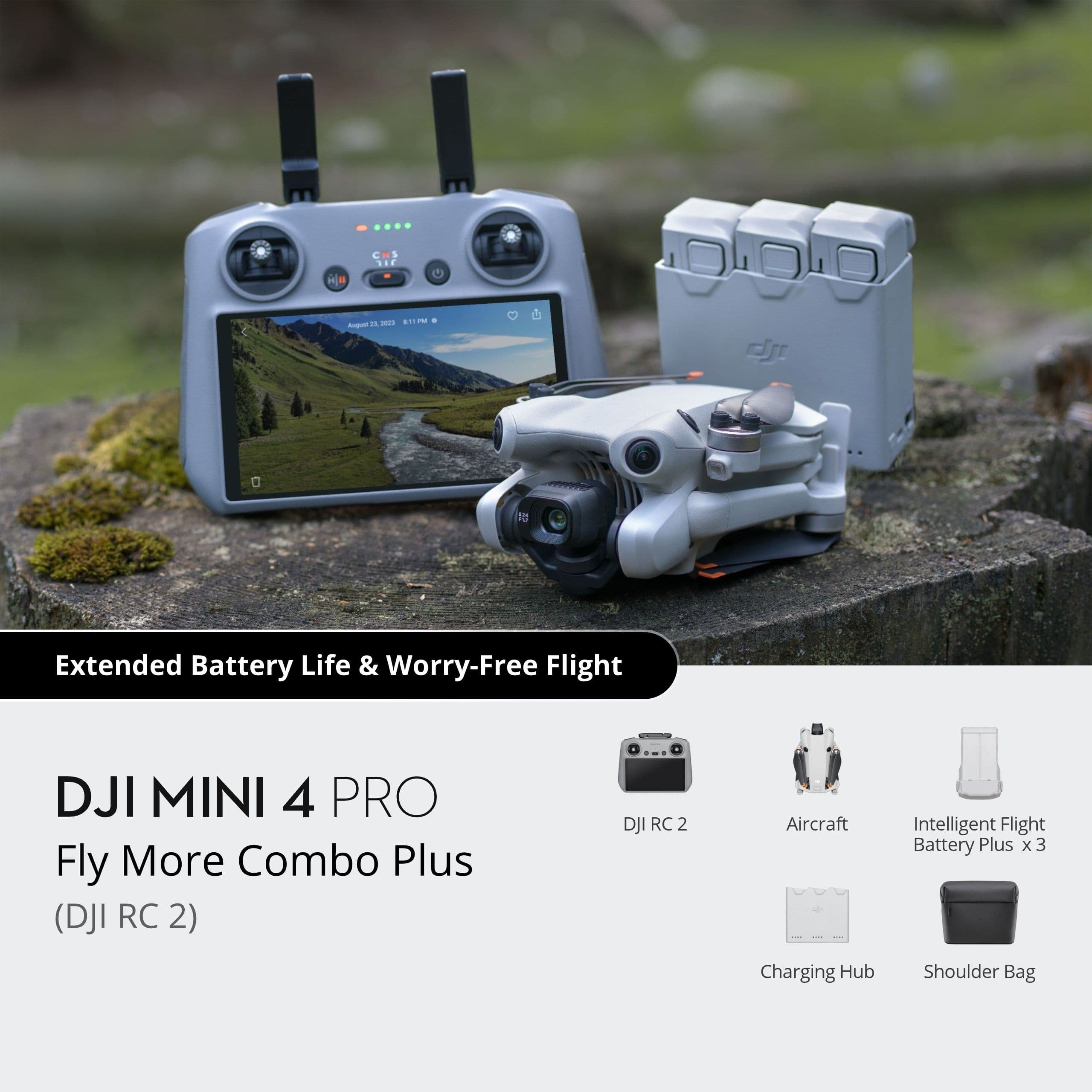 DJI Mini 4 Pro Fly More Combo Plus (DJI RC 2) - Thumbnail 7