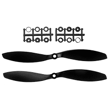 Pro-Range Propellers 8045(8X4.5) ABS Black 1CW+1CCW-1pair - Thumbnail 2