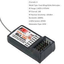 FlySky CT6B 2.4GHz 6CH Transmitter with FS-R6B Receiver - Thumbnail 2