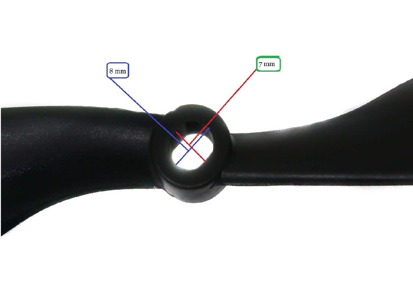 Orange HD Propellers 1045(10X4.5) ABS DJI Black 2CW+2CCW-2pair-Premium Quality - Thumbnail 3