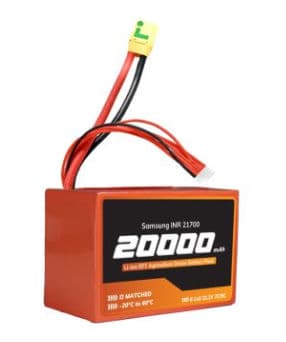 Samsung A Grade INR 21700-50S 22.2V 20000mAh 9C 6s4p 140A/180A Discharge Li-ion Drone Battery Pack for EFT Agriculture Drone - Thumbnail 3