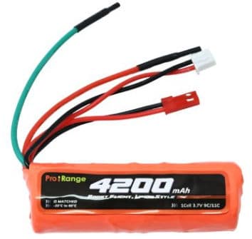 Pro-Range A Grade INR 21700-P42A 3.7V 4200mAh 11C 1S1P 40A/50A Discharge Li-ion Drone Battery Pack with JST RCY BEC - Thumbnail 2