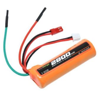 Pro-Range A Grade INR 18650-P28A 3.7V 2800mAh 13C 1S1P 25A/30A Discharge Li-ion Drone Battery Pack with JST RCY BEC
