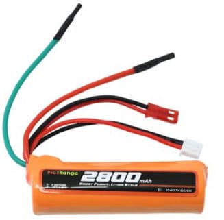 Pro-Range A Grade INR 18650-P28A 3.7V 2800mAh 13C 1S1P 25A/30A Discharge Li-ion Drone Battery Pack with JST RCY BEC - Thumbnail 2