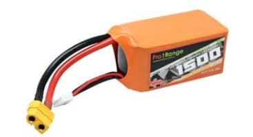 Pro-Range 14.8V 1500mAh 100C 4S Graphene Lithium Polymer Battery Pack - Thumbnail 2