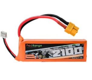 Pro-Range 6.6V 2100mAh 30C 2S Lithium Iron Phosphate (LiFePO4) Battery Pack - Thumbnail 2