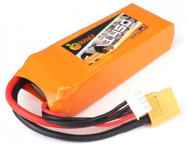 Orange 9.9V 1450mAh 30C 3S Lithium Iron Phosphate (LiFePO4) Battery Pack - Thumbnail 5