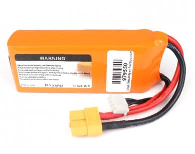 Orange 9.9V 1450mAh 30C 3S Lithium Iron Phosphate (LiFePO4) Battery Pack - Thumbnail 7