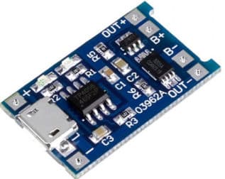 TP4056 1A Li-Ion Battery Charging Board Micro USB with Current Protection