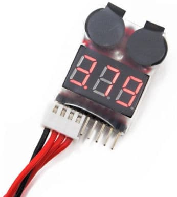 Lipo Voltage Checker 1S-8S with Buzzer Alarm - Thumbnail 4