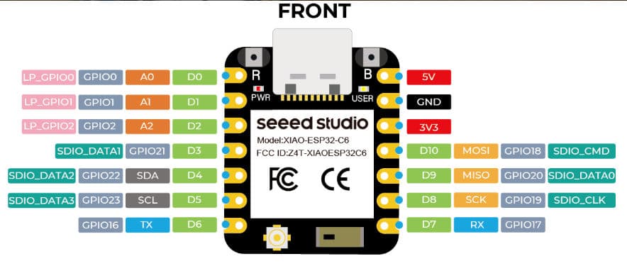 Seeed Studio XIAO ESP32C6 - Thumbnail 5