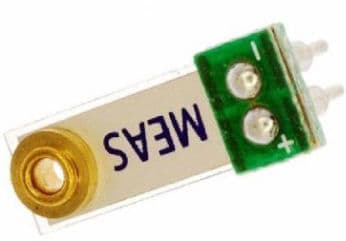 TE Connectivity MiniSense 100 Vibration Sensor 260pC/g Vertical - Thumbnail 2