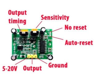 HC-SR501 PIR Motion Detector Sensor Module - Thumbnail 2