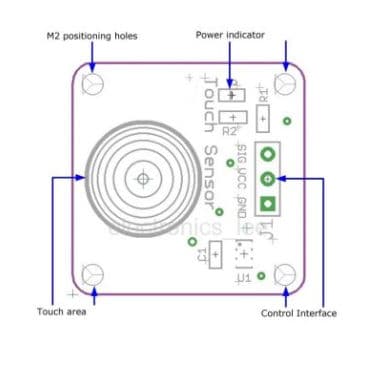 Digital Sensor TTP223B Module Capacitive Touch Switch - Thumbnail 4