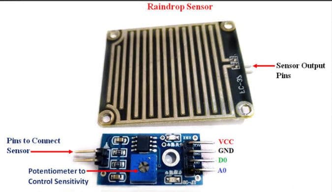 Rain Drop Sensor Module - Thumbnail 2