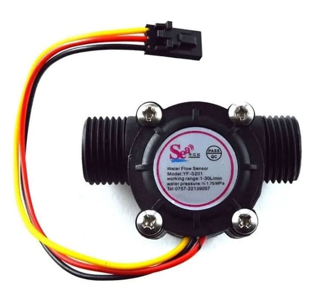 1/2 Inch Water Flow Sensor - YF-S201 - Image 1