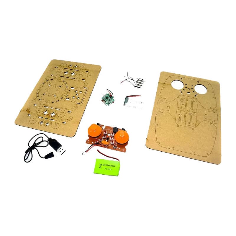 XYQ 2 DIY Drone Quadcopter Wooden Assembly Kit - Thumbnail 4