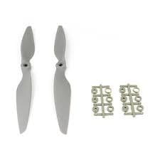 Pro-Range Propellers 1245MR(12X4.5) Glass Fiber Nylon MR Grey 1CW+1CCW-1pair