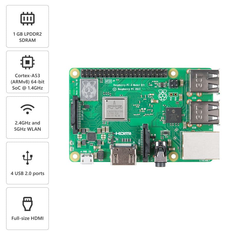 Official Raspberry Pi 3 Model B+ - Thumbnail 7